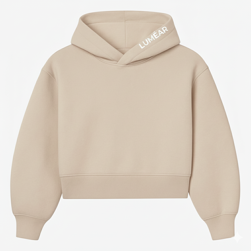 Edition 01 - The Essential Box-Fit Hoodie (Unisex) - Beige