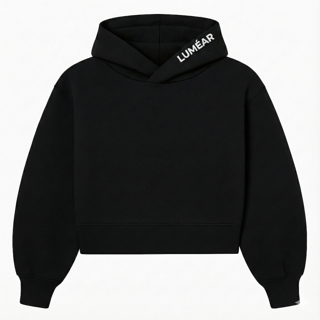 Edition 01 - The Essential Box-Fit Hoodie (Unisex) - Black