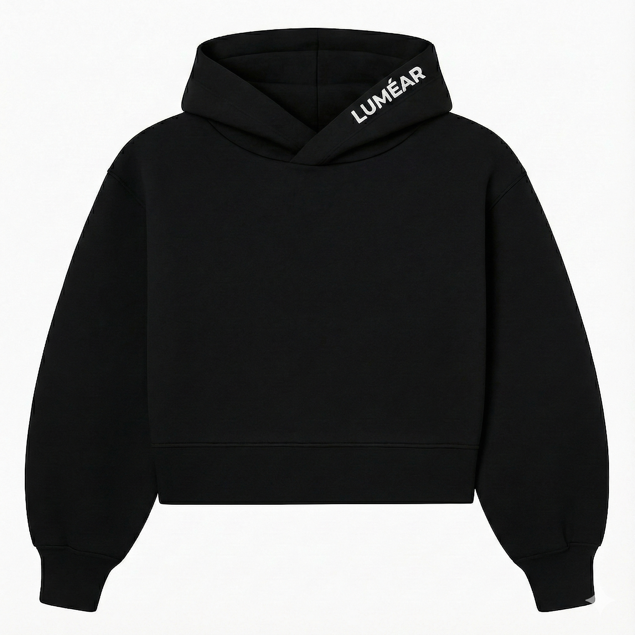 Edition 01 - The Essential Box-Fit Hoodie (Unisex) - Black