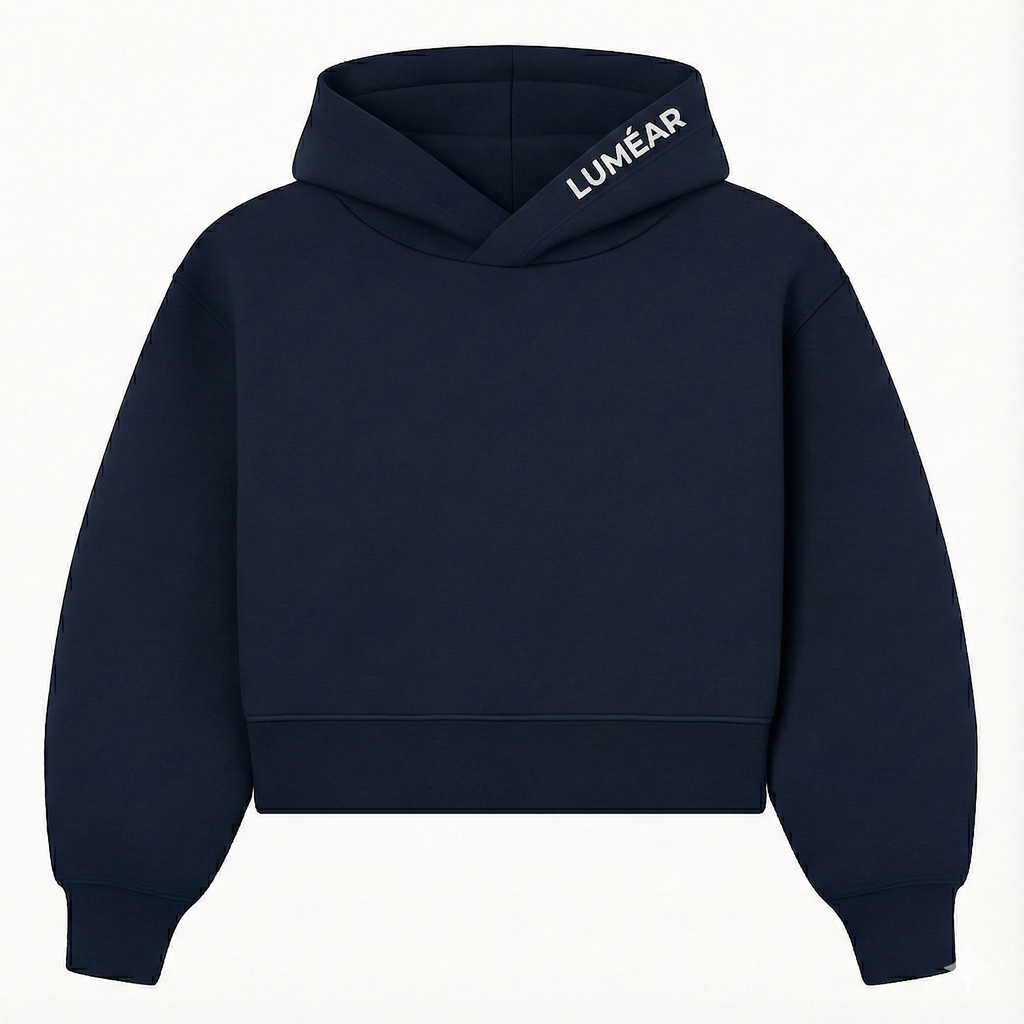 Edition 01 - The Essential Box-Fit Hoodie (Unisex) - Navy