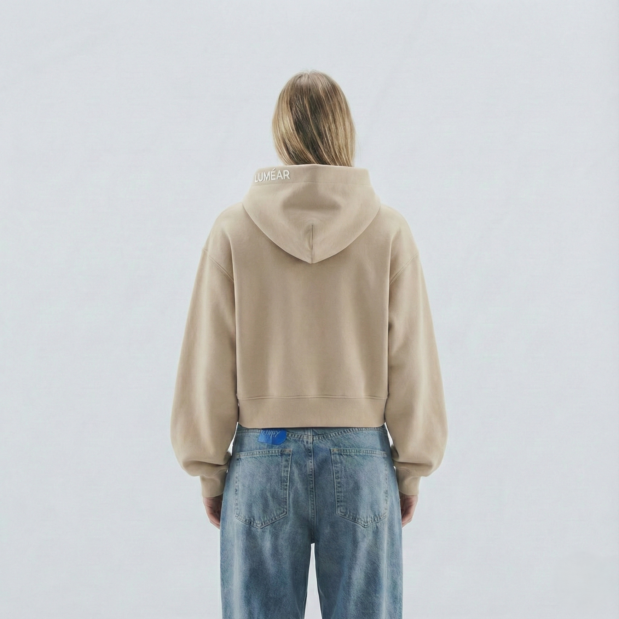 Edition 01 - The Essential Box-Fit Hoodie (Unisex) - Beige