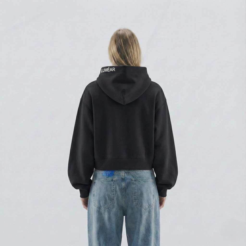 Edition 01 - The Essential Box-Fit Hoodie (Unisex) - Black