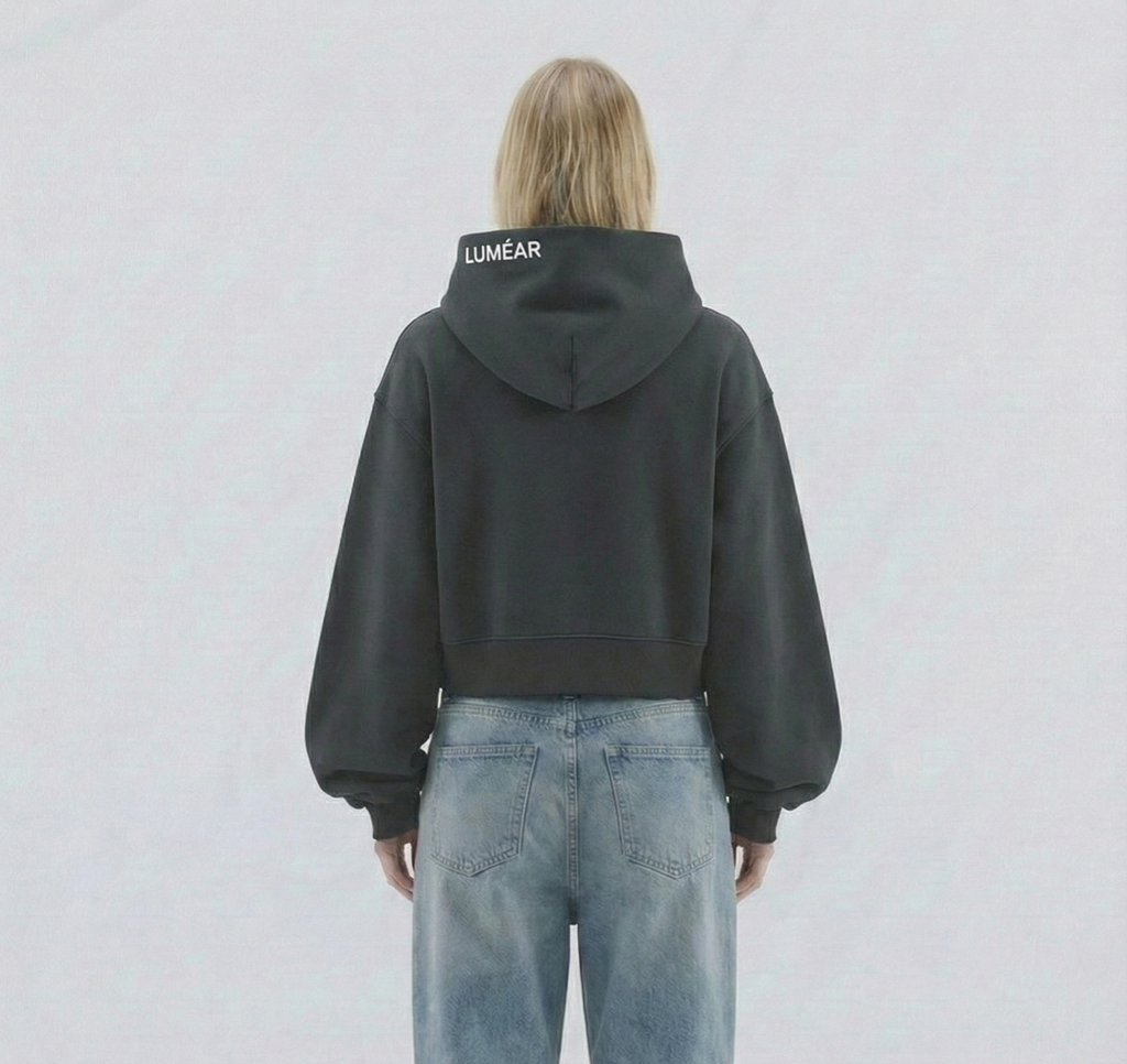 Edition 01 - The Essential Box-Fit Hoodie (Unisex) - Charcoal Grey