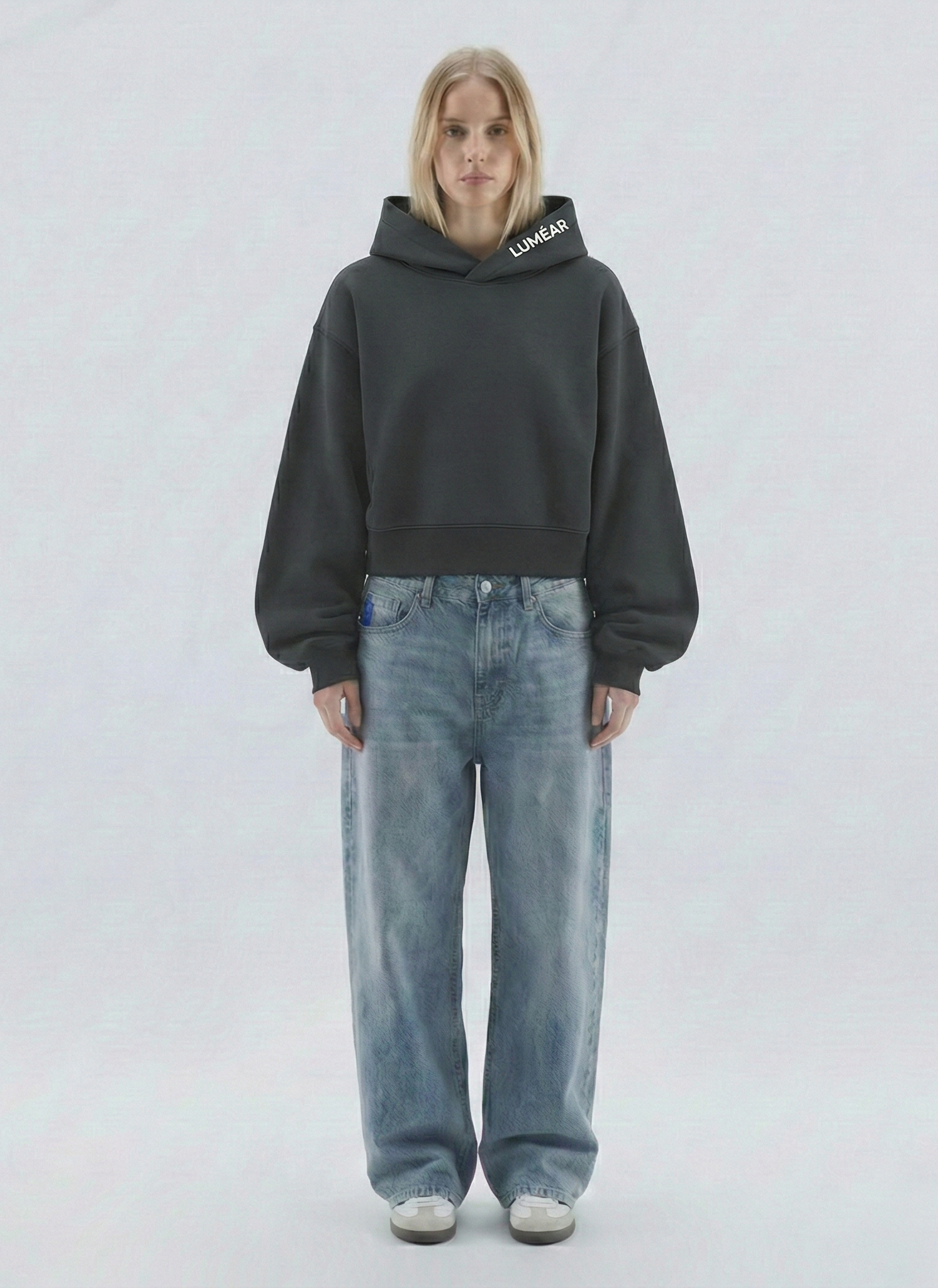 Edition 01 - The Essential Box-Fit Hoodie (Unisex) - Charcoal Grey