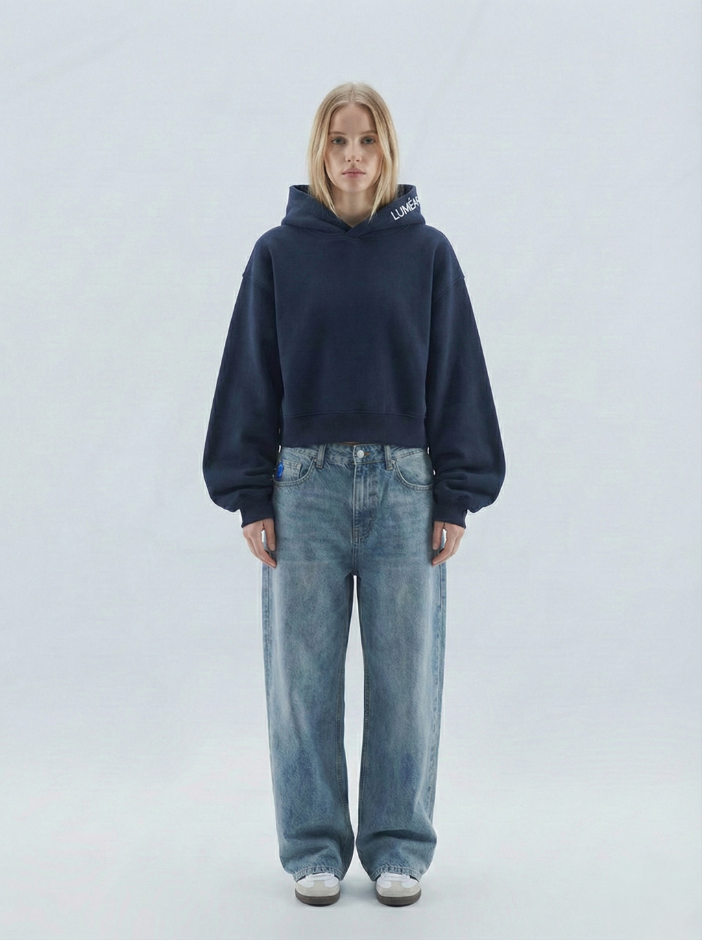 Edition 01 - The Essential Box-Fit Hoodie (Unisex) - Navy